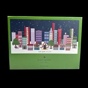 Kate Spade Christmas Puzzle Winter Village 500 Piece Jigsaw Puzzle Gift SEALED